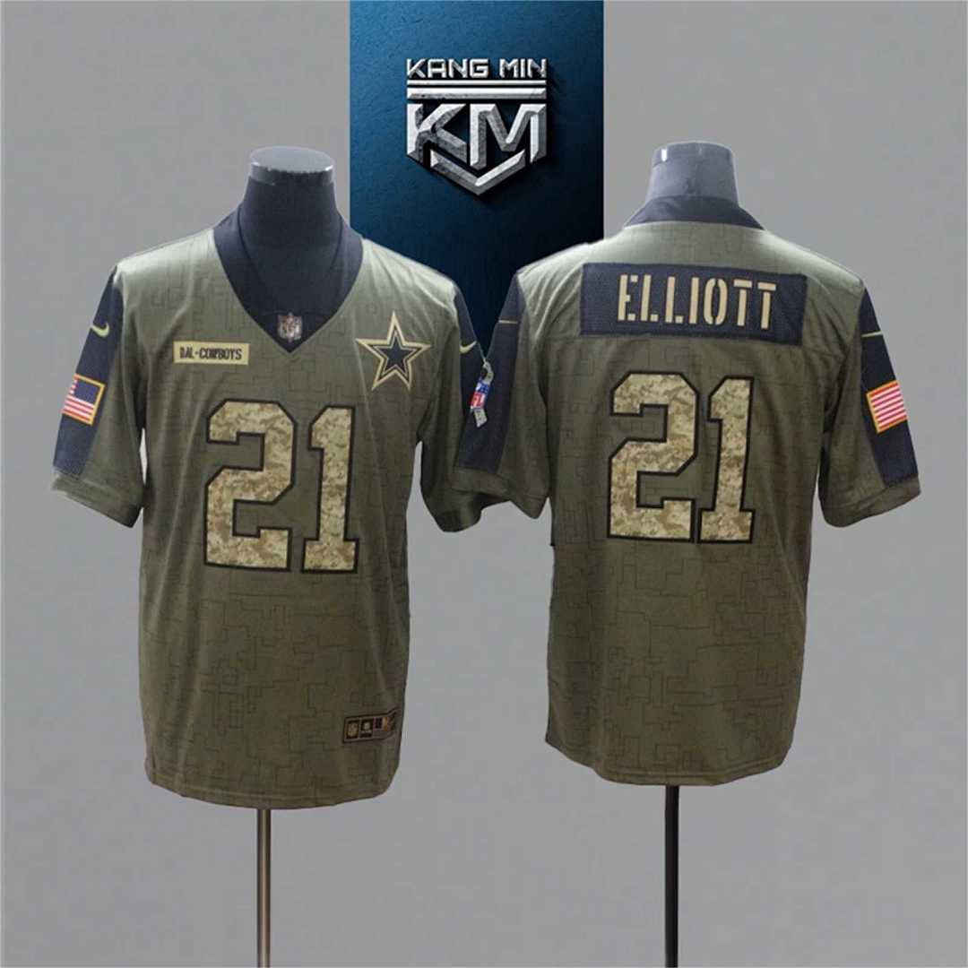 2021 New Tribute Camo Edition NFL Jersey 5