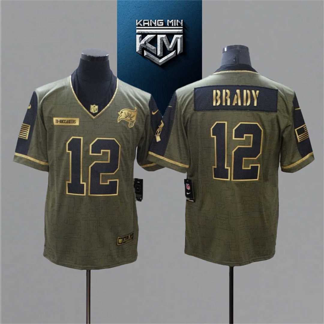 2021 New Tribute Gold Edition NFL Jersey 4
