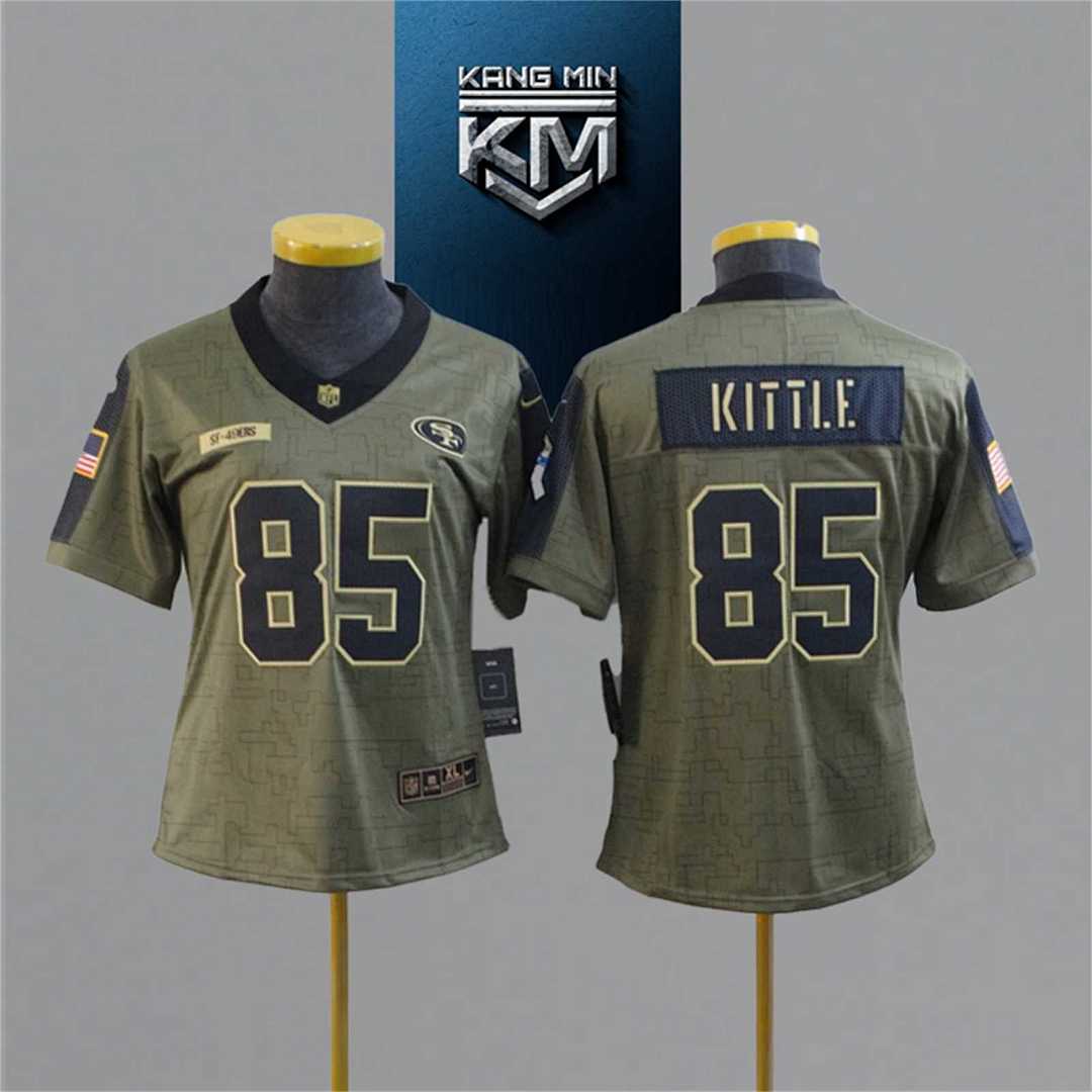 2021 New Tribute to NFL Jersey woman 11