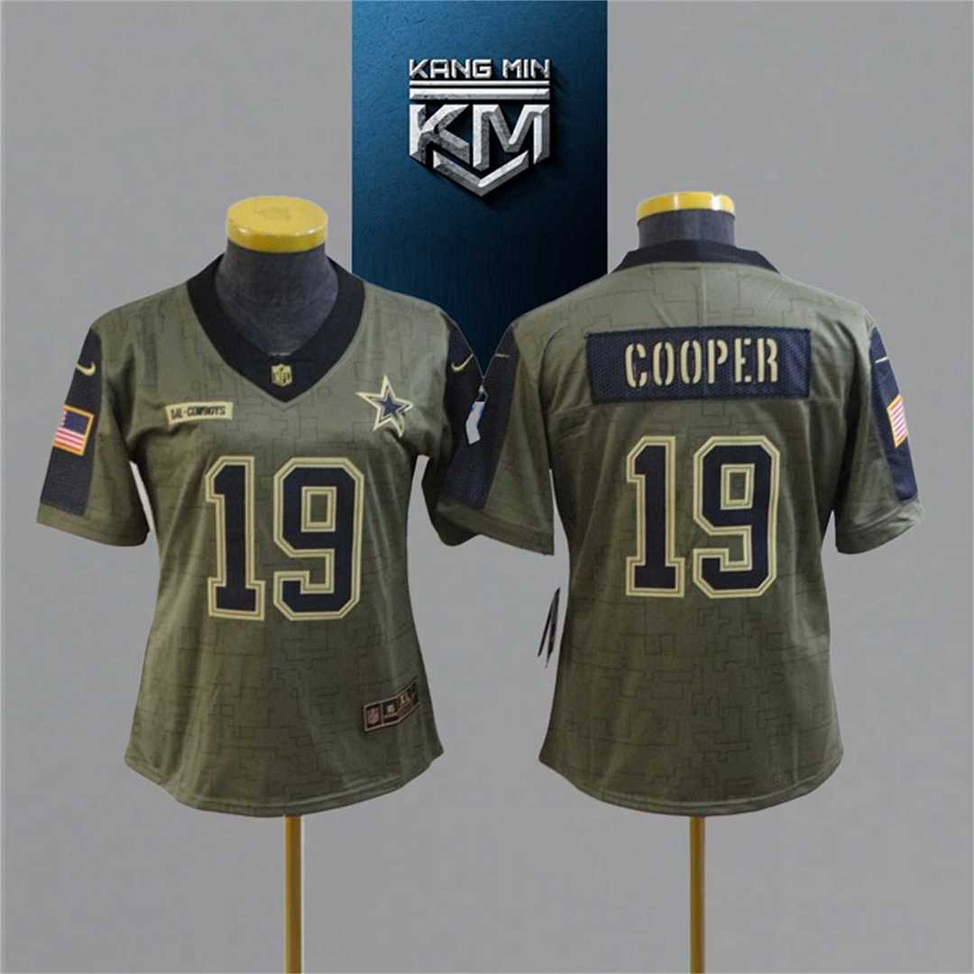 2021 New Tribute to NFL Jersey woman 2