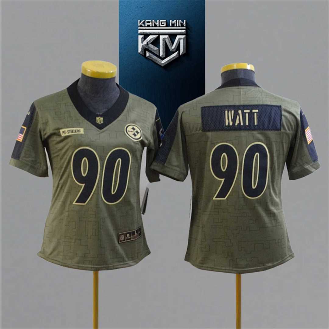 2021 New Tribute to NFL Jersey woman 5