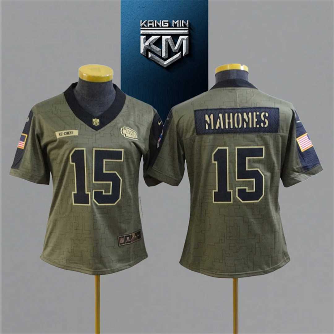 2021 New Tribute to NFL Jersey woman 6