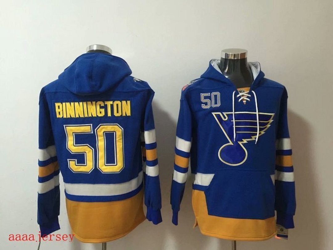 St. Louis Blues hoodie ice hockey jersey M-3XL 圣路易蓝调队帽衫冰球服 5