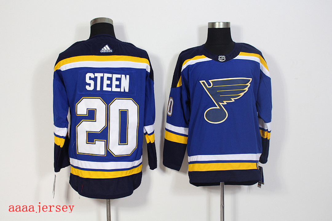 St. Louis Blues ice hockey jersey M-3XL 圣路易蓝调队冰球服(1)