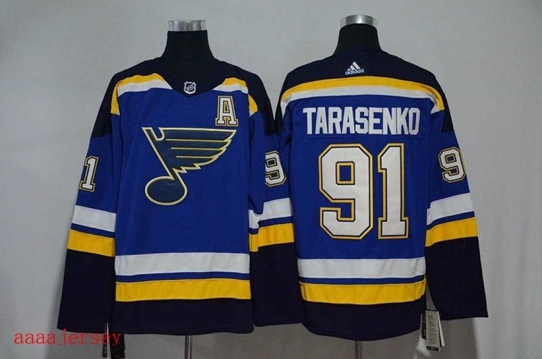 St. Louis Blues ice hockey jersey M-3XL 圣路易蓝调队冰球服(1) 4