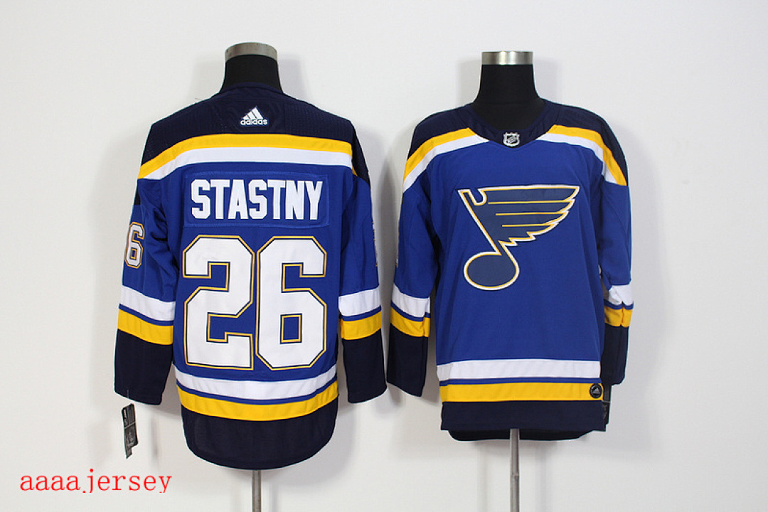 St. Louis Blues ice hockey jersey M-3XL 圣路易蓝调队冰球服(1) 5