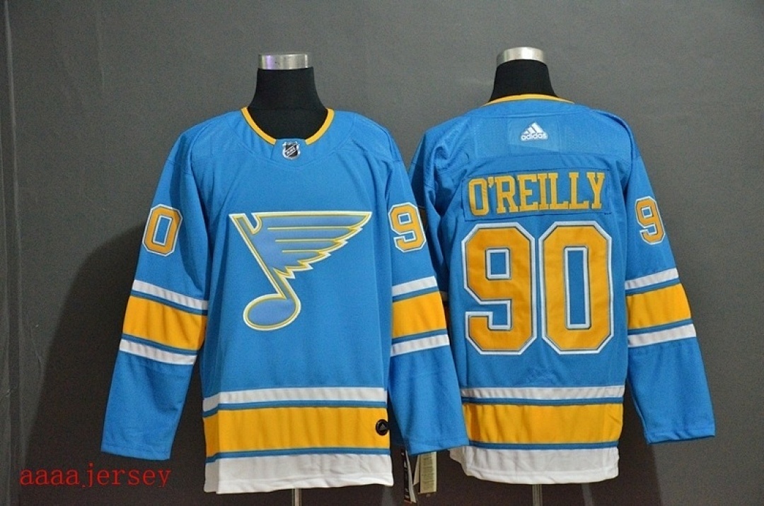 St. Louis Blues ice hockey jersey M-3XL 圣路易蓝调队冰球服(3) 3