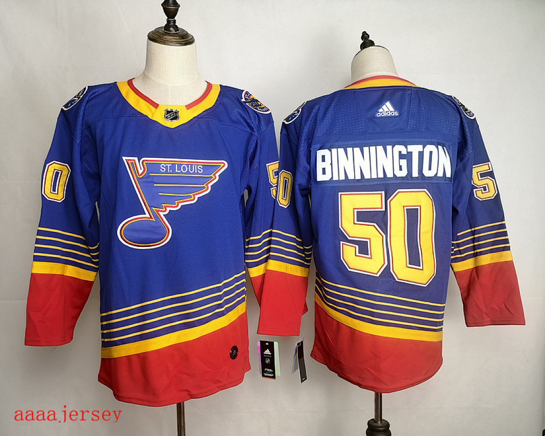 St. Louis Blues ice hockey jersey M-3XL 圣路易蓝调队冰球服(4) 2