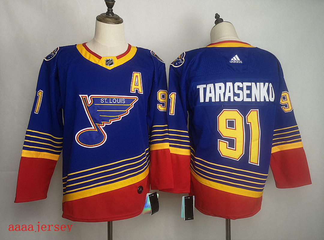 St. Louis Blues ice hockey jersey M-3XL 圣路易蓝调队冰球服(4) 3