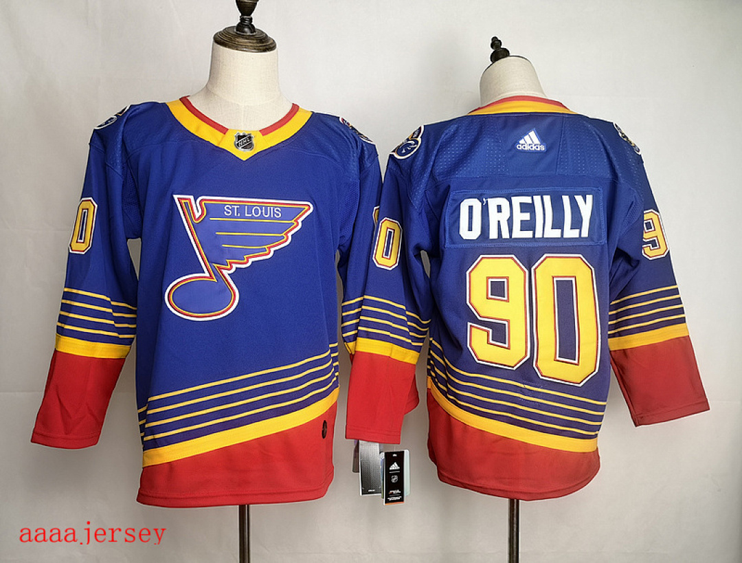 St. Louis Blues ice hockey jersey M-3XL 圣路易蓝调队冰球服(4) 4
