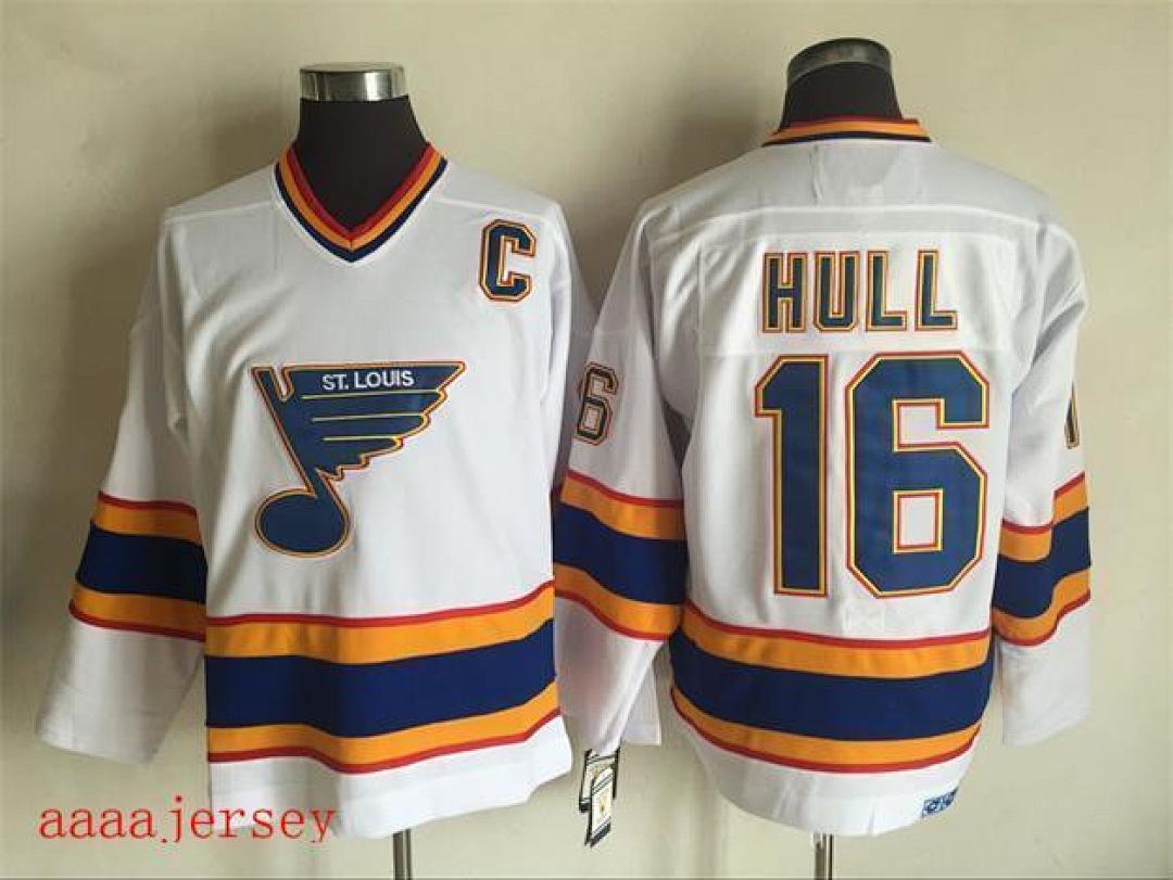 St. Louis Blues retro ice hockey jersey M-3XL 圣路易蓝调队复古冰球服