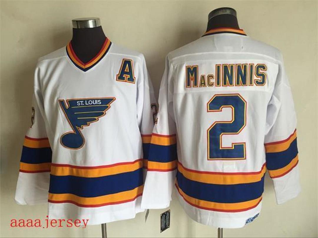 St. Louis Blues retro ice hockey jersey M-3XL 圣路易蓝调队复古冰球服 4