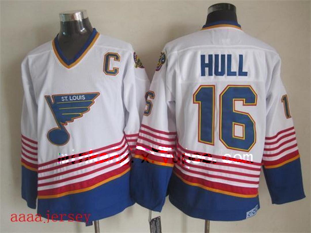 St. Louis Blues retro ice hockey jersey M-3XL 圣路易蓝调队复古冰球服(1) 3