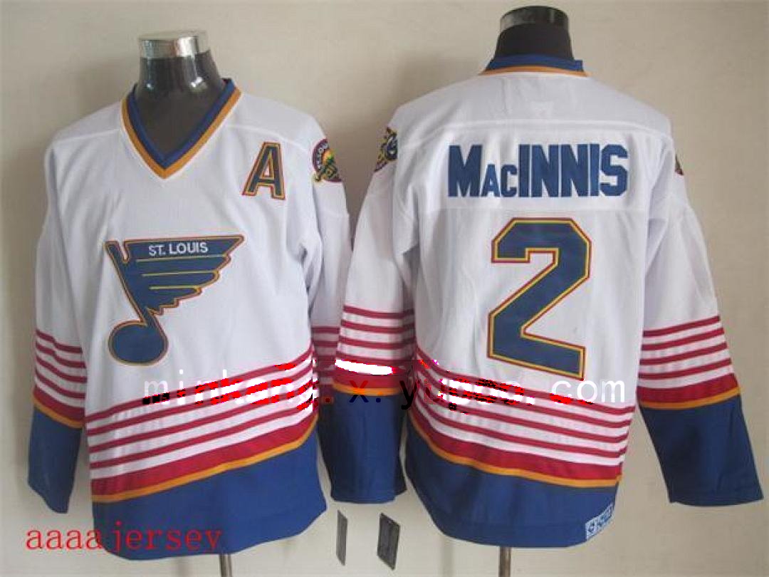 St. Louis Blues retro ice hockey jersey M-3XL 圣路易蓝调队复古冰球服(1) 4