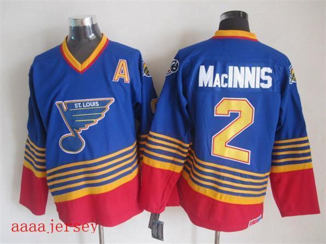 St. Louis Blues retro ice hockey jersey M-3XL 圣路易蓝调队复古冰球服(2) 6