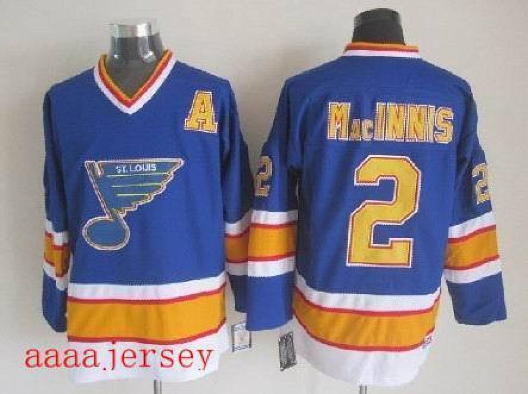 St. Louis Blues retro ice hockey jersey M-3XL 圣路易蓝调队复古冰球服(3)