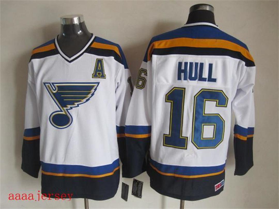 St. Louis Blues retro ice hockey jersey M-3XL 圣路易蓝调队复古冰球服(4) 3