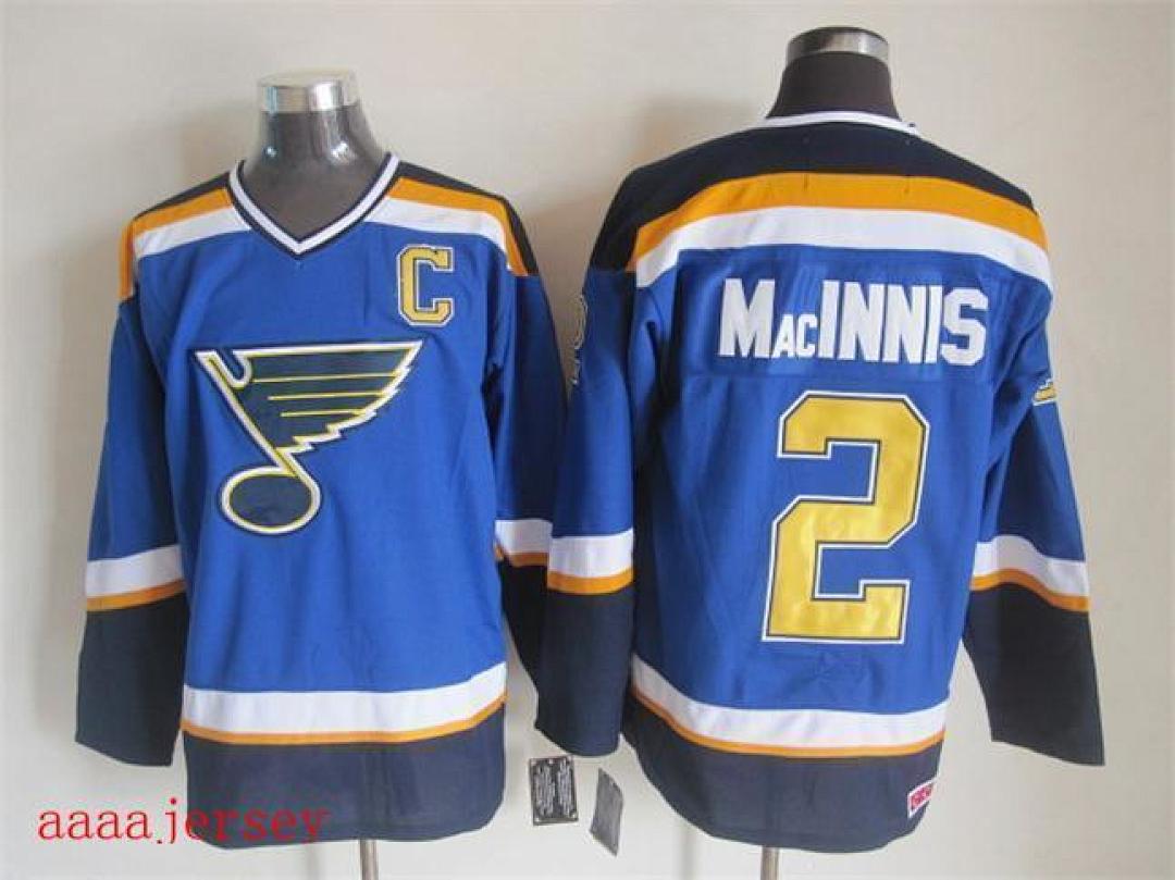 St. Louis Blues retro ice hockey jersey M-3XL 圣路易蓝调队复古冰球服(5) 3