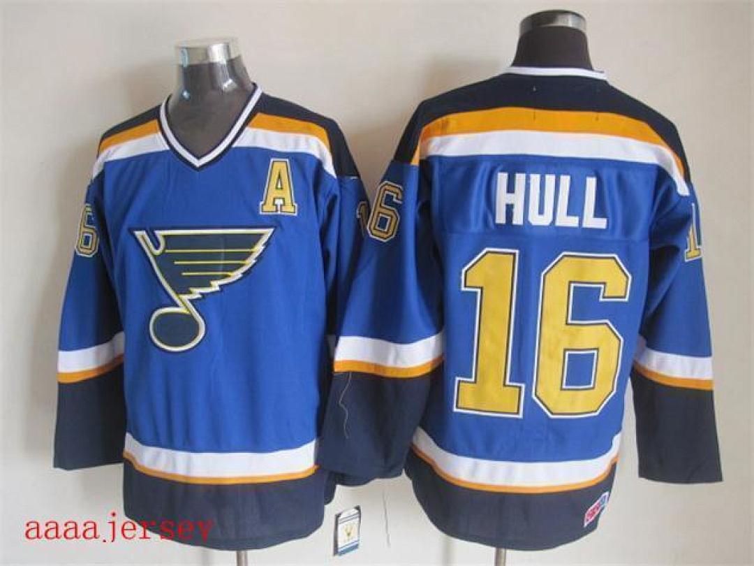 St. Louis Blues retro ice hockey jersey M-3XL 圣路易蓝调队复古冰球服(5) 4