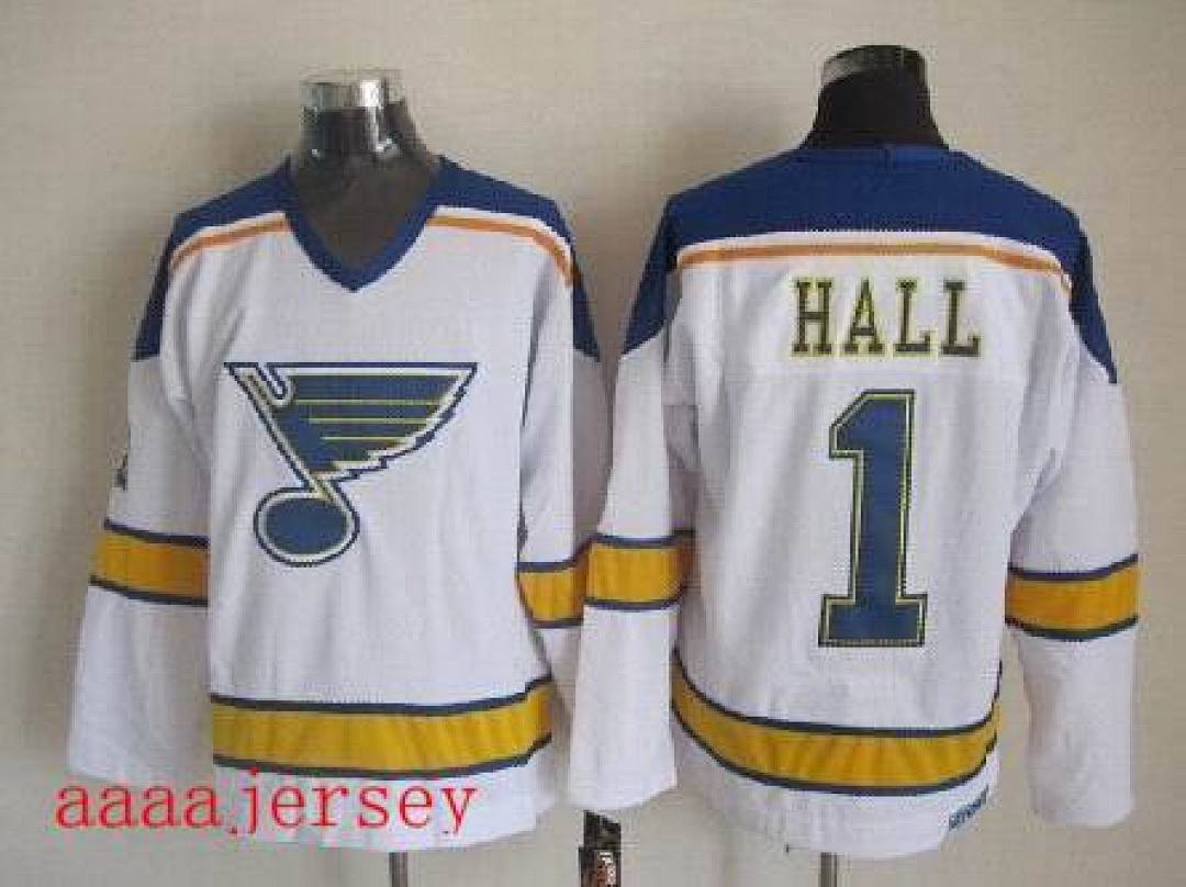 St. Louis Blues retro ice hockey jersey M-3XL 圣路易蓝调队复古冰球服(6) 3