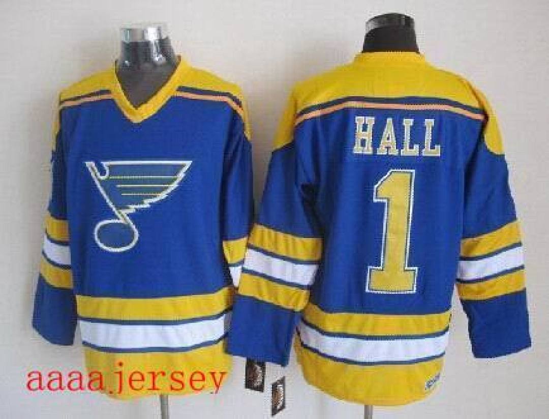 St. Louis Blues retro ice hockey jersey M-3XL 圣路易蓝调队复古冰球服(7)
