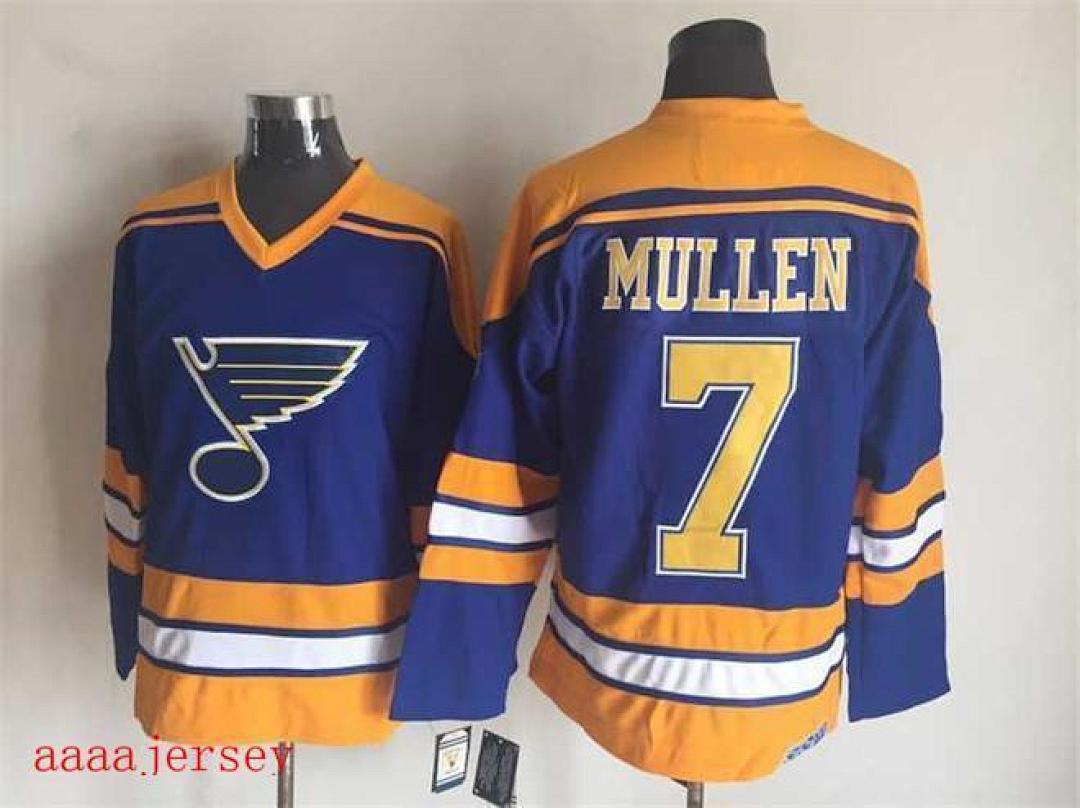 St. Louis Blues retro ice hockey jersey M-3XL 圣路易蓝调队复古冰球服(7) 3