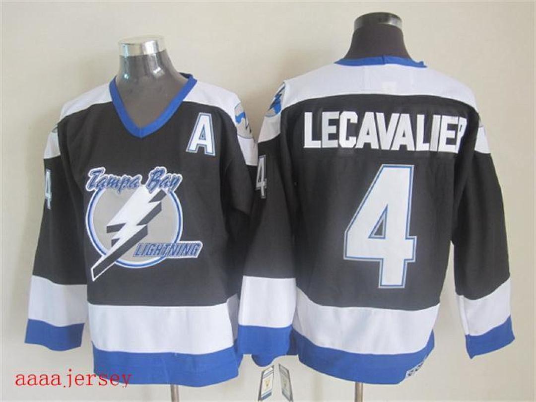 Tampa Bay Lightning retro ice hockey jersey M-3XL 坦帕湾闪电队复古冰球服 3