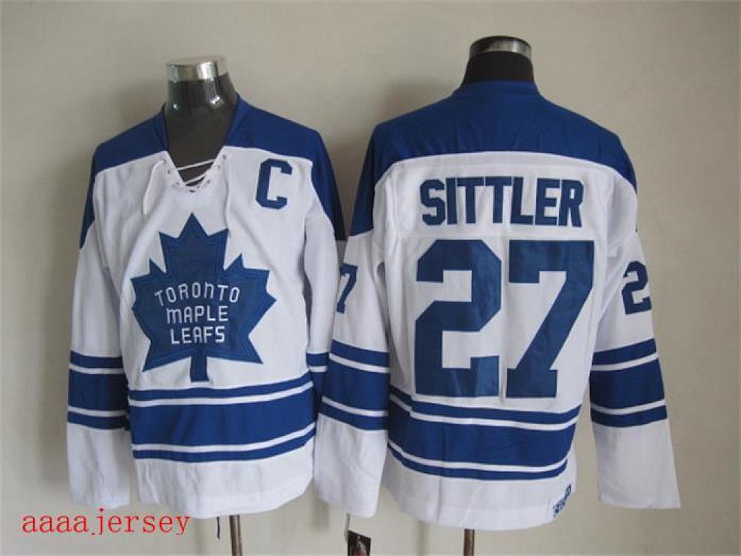 Toronto Maple Leafs retro ice hockey jersey M-3XL 多伦多枫叶队复古冰球服(3) 4