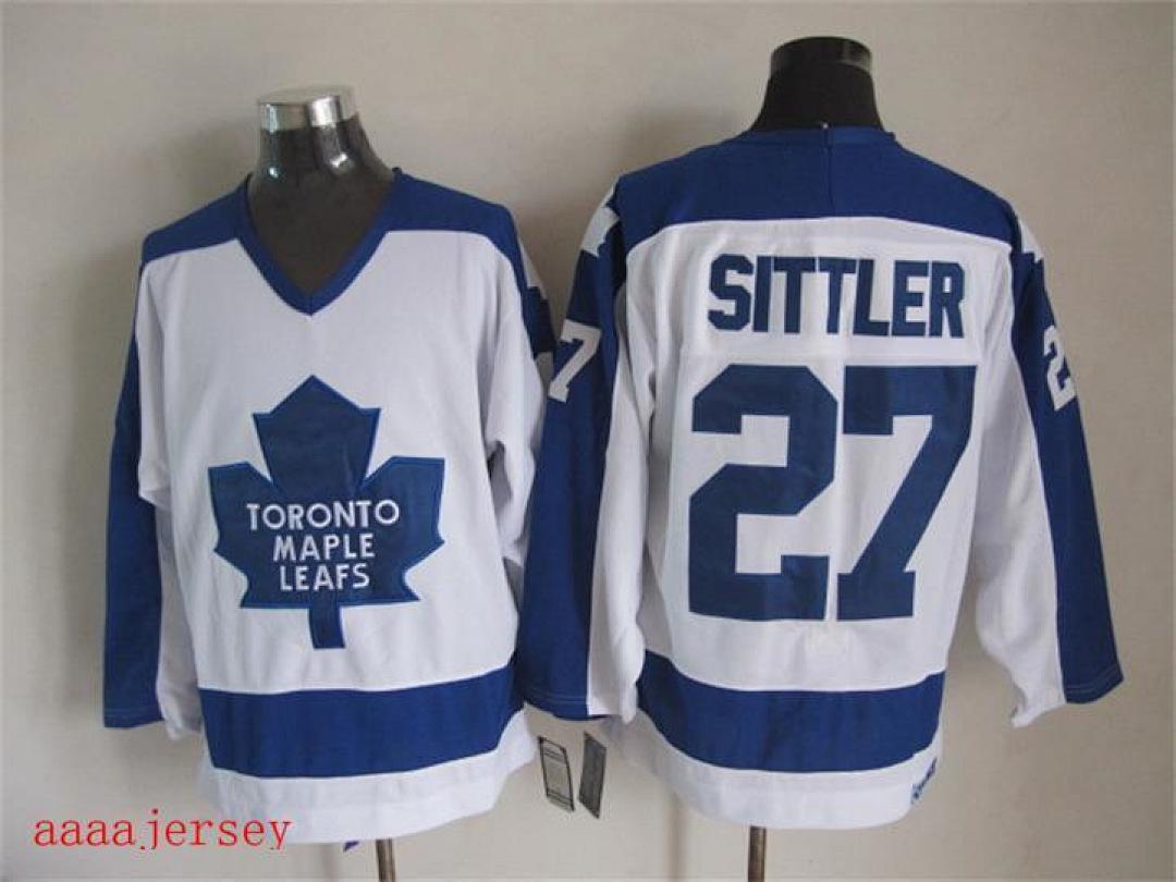Toronto Maple Leafs retro ice hockey jersey M-3XL 多伦多枫叶队复古冰球服(4) 8