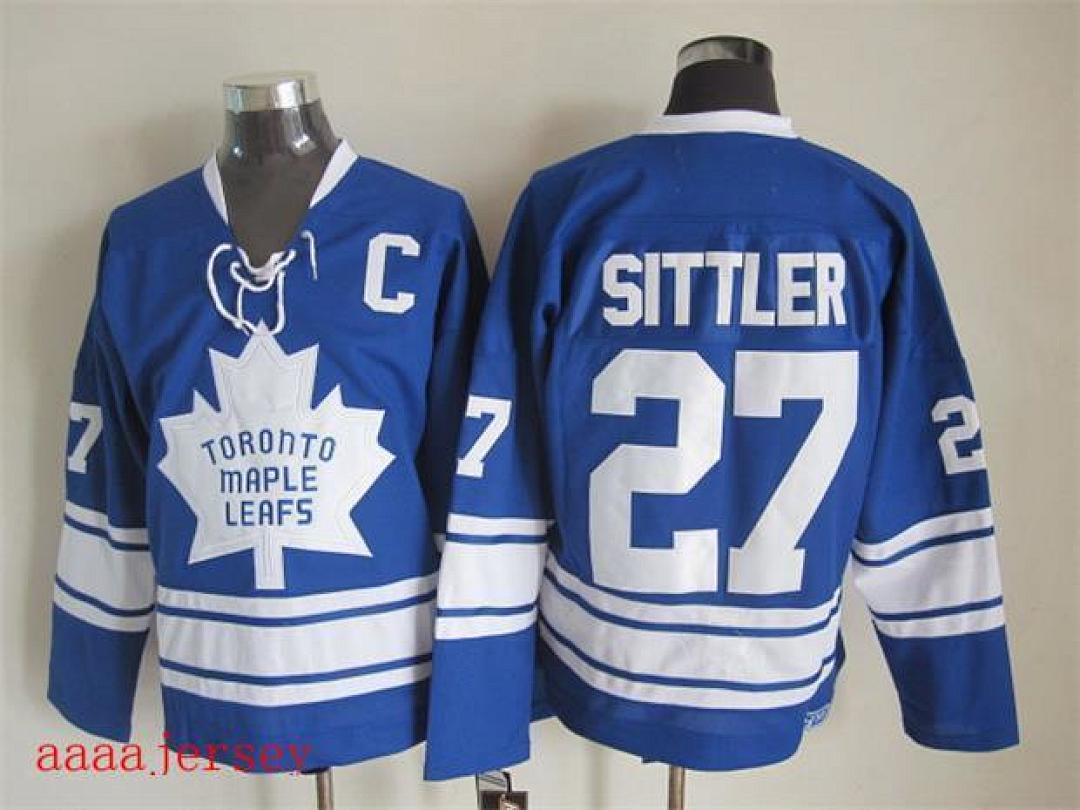 Toronto Maple Leafs retro ice hockey jersey M-3XL 多伦多枫叶队复古冰球服(5)