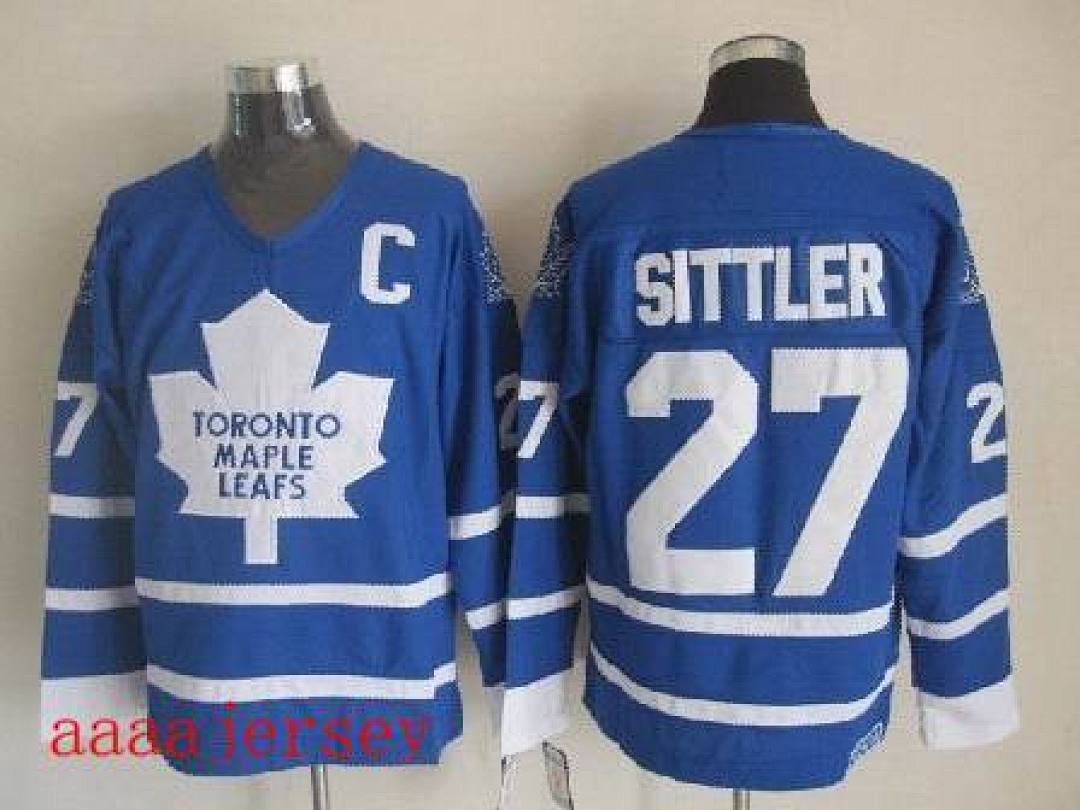 Toronto Maple Leafs retro ice hockey jersey M-3XL 多伦多枫叶队复古冰球服(6)