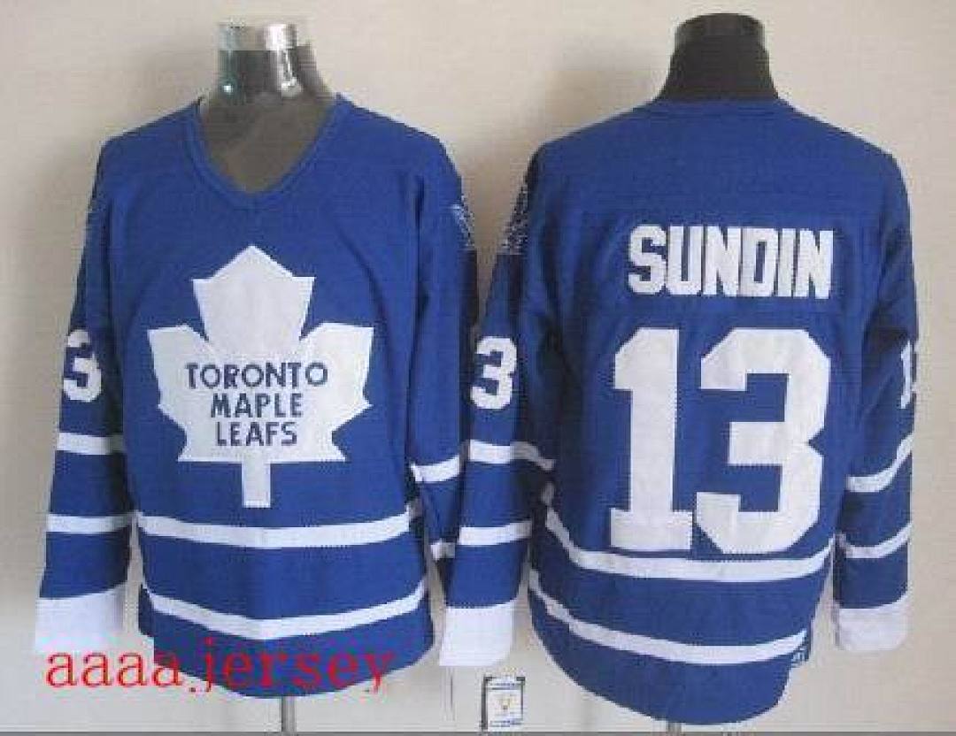 Toronto Maple Leafs retro ice hockey jersey M-3XL 多伦多枫叶队复古冰球服(6) 6