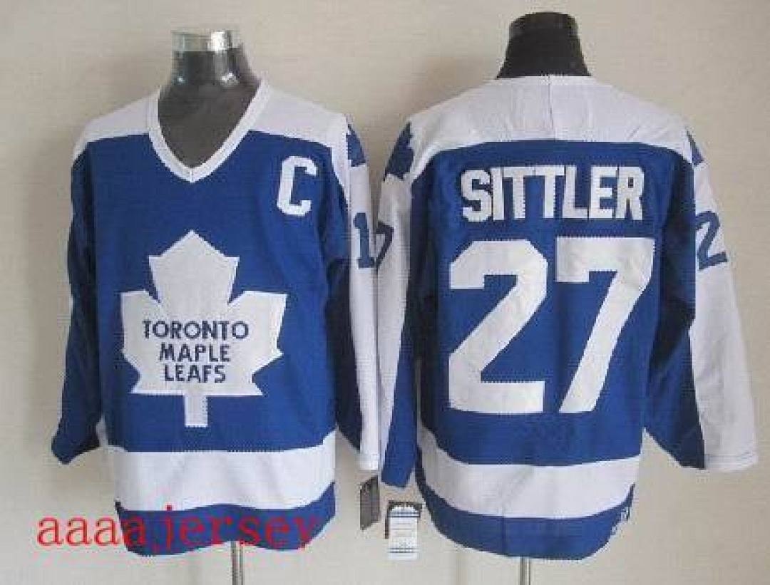 Toronto Maple Leafs retro ice hockey jersey M-3XL 多伦多枫叶队复古冰球服(9) 9