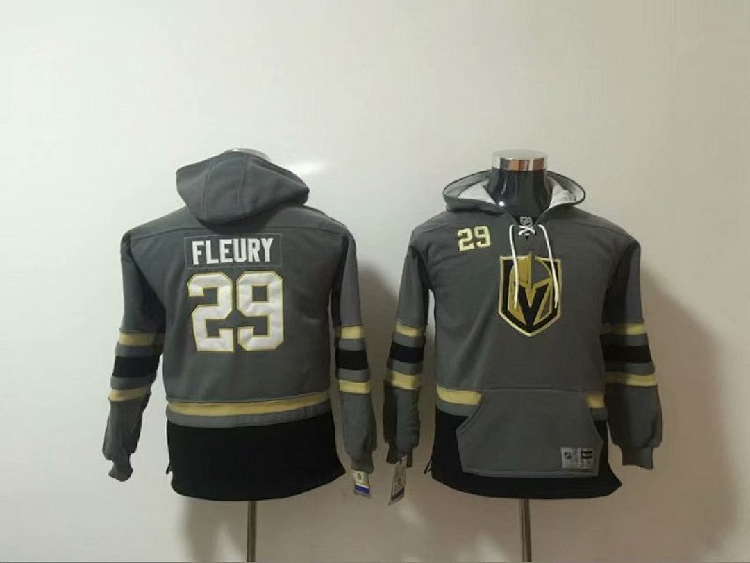 Vegas Golden Knights kids hoodie ice hockey jersey SM-LXL 维加斯金骑士队童装帽衫冰球服