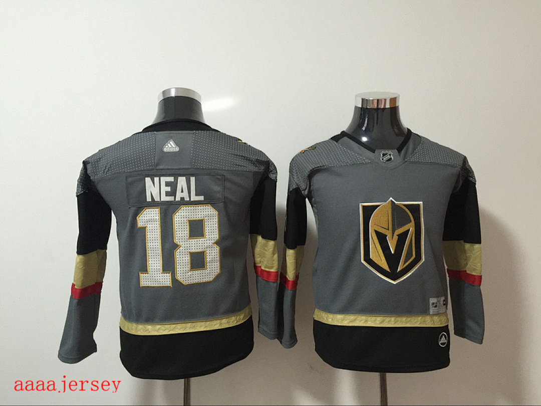 Vegas Golden Knights kids ice hockey jersey SM-LXL 维加斯金骑士队童装冰球服 4