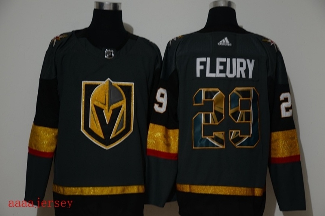 Vegas Golden Knights printed version ice hockey jersey M-3XL 维加斯金骑士队鹅印花版冰球服 3