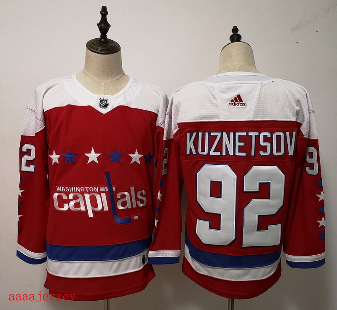 Washington Capitals ice hockey jersey M-3XL 华盛顿首都队冰球服(3) 2