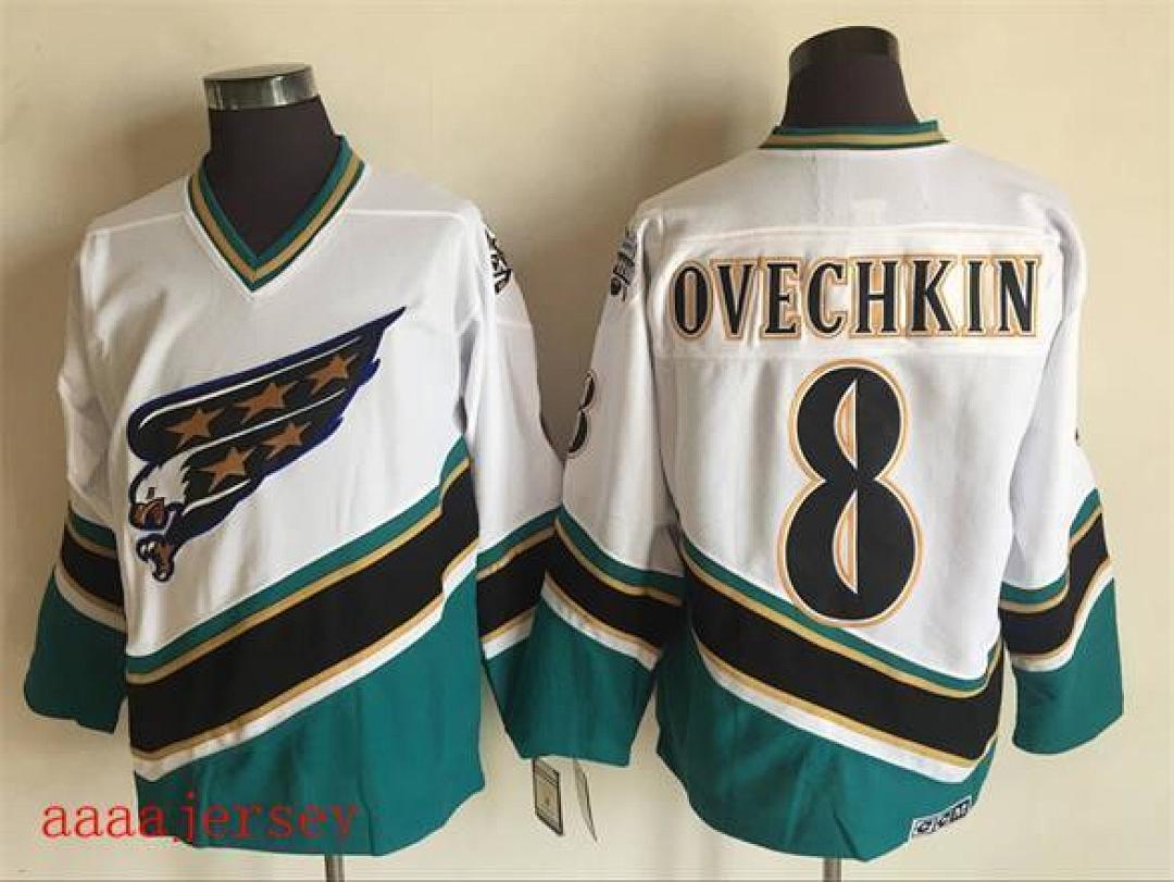 Washington Capitals retro ice hockey jersey M-3XL 华盛顿首都队复古冰球服(1) 3