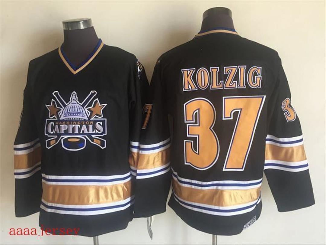 Washington Capitals retro ice hockey jersey M-3XL 华盛顿首都队复古冰球服(2)