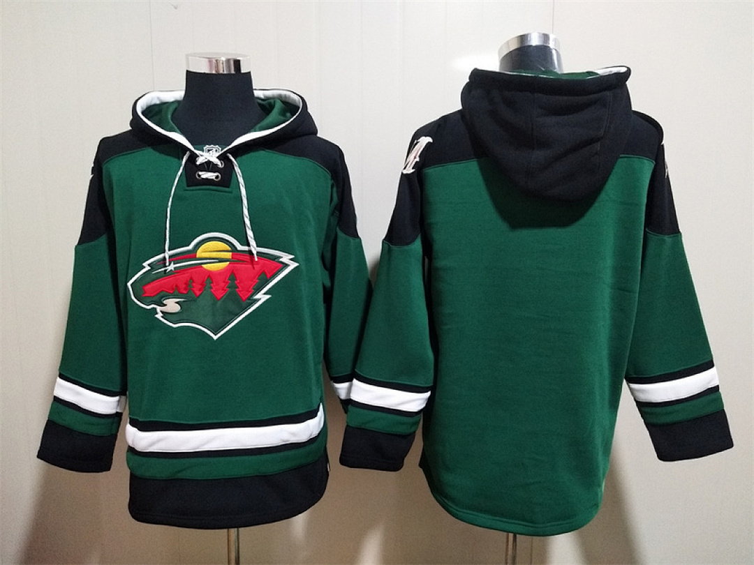 Wild Hoodie Ice Hockey jersey【ID4161449】 M-3XL 明尼苏达荒野队帽衫冰球服 3
