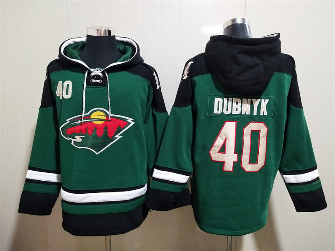 Wild Hoodie Ice Hockey jersey【ID4161449】 M-3XL 明尼苏达荒野队帽衫冰球服 5