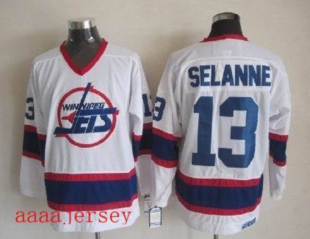 Winnipeg Jets retro ice hockey jersey M-3XL 温尼伯喷气机队复古冰球服 3