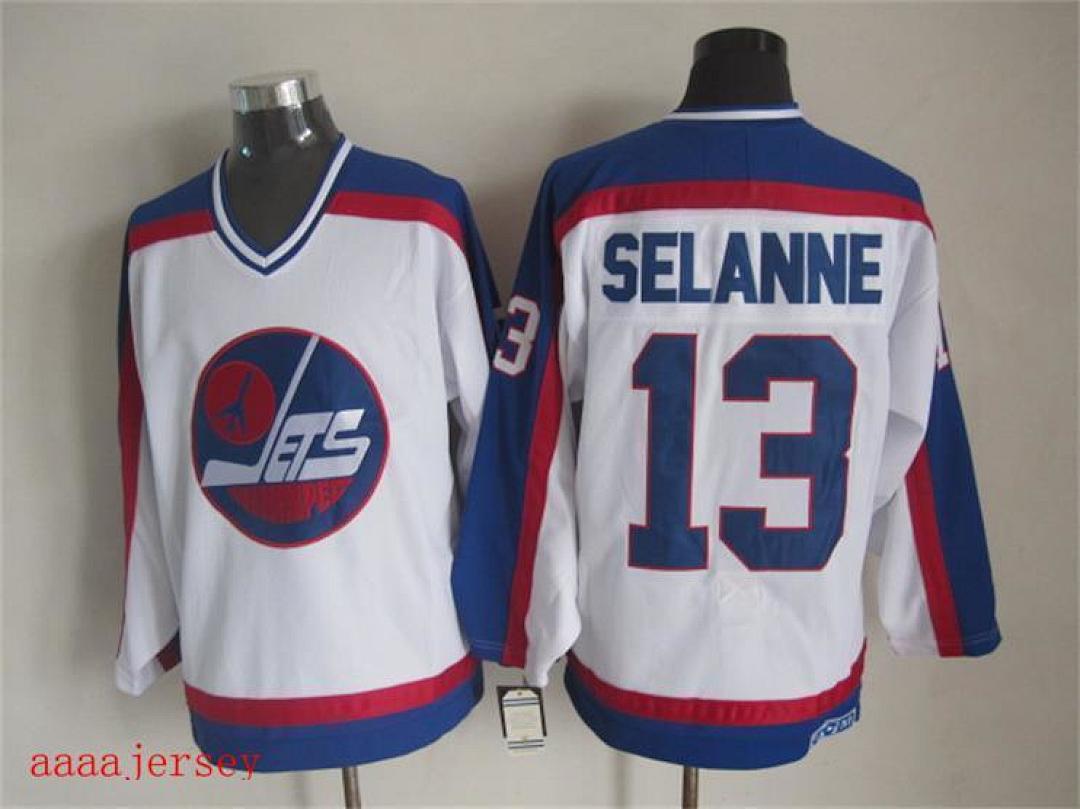 Winnipeg Jets retro ice hockey jersey M-3XL 温尼伯喷气机队复古冰球服(1)