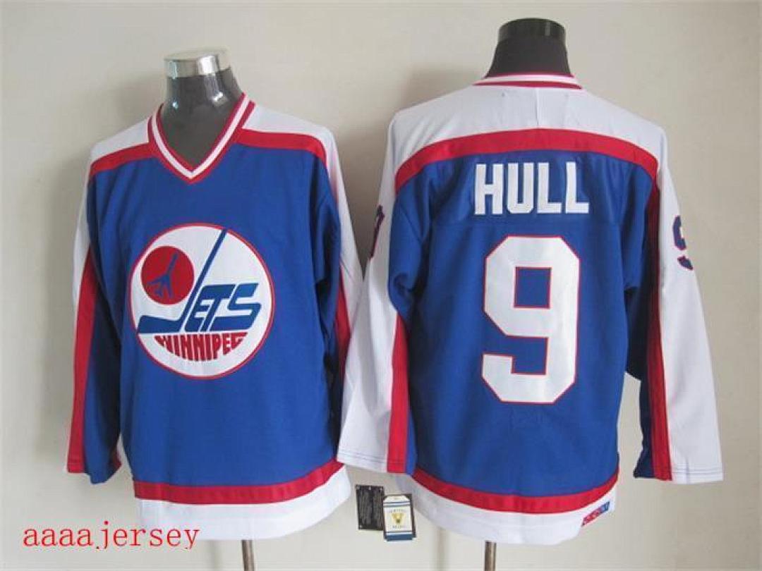 Winnipeg Jets retro ice hockey jersey M-3XL 温尼伯喷气机队复古冰球服(2)