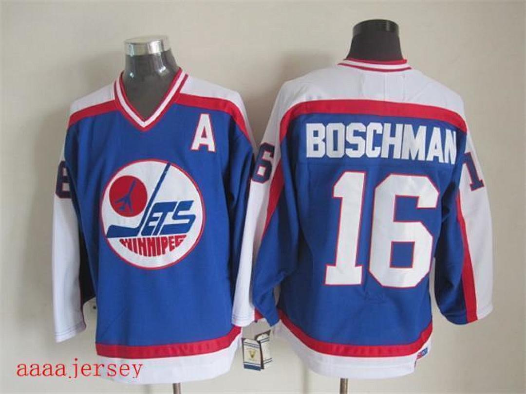 Winnipeg Jets retro ice hockey jersey M-3XL 温尼伯喷气机队复古冰球服(2) 4