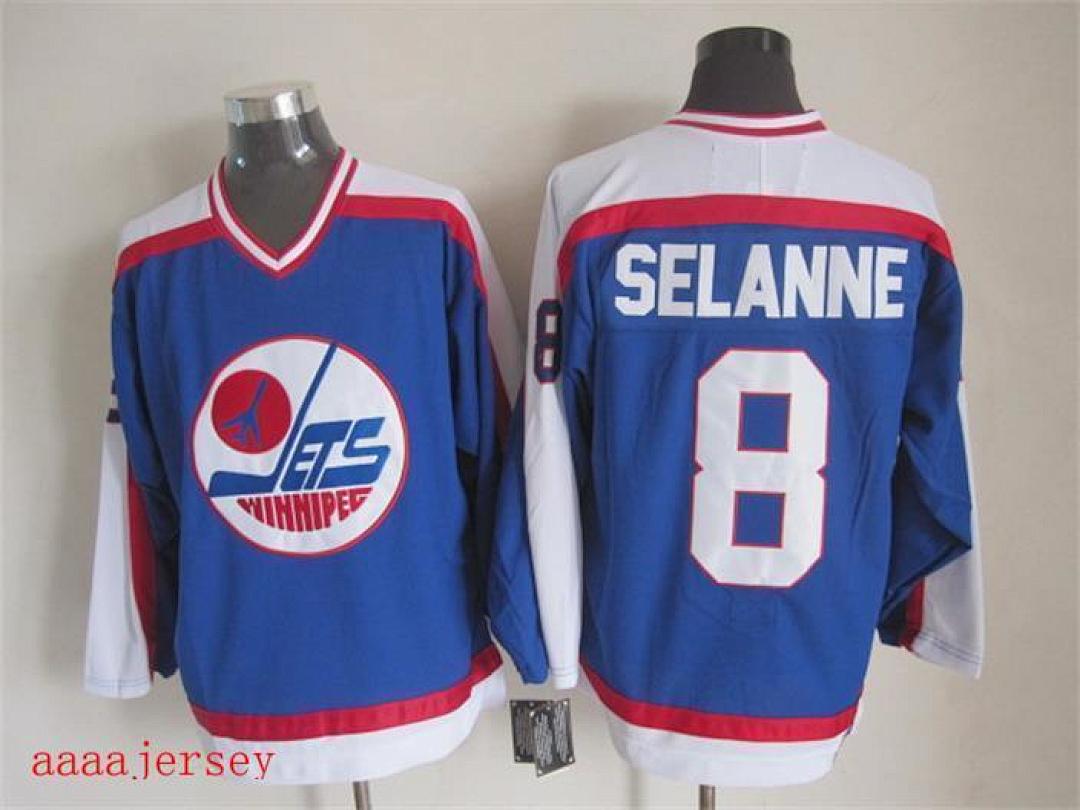 Winnipeg Jets retro ice hockey jersey M-3XL 温尼伯喷气机队复古冰球服(2) 5