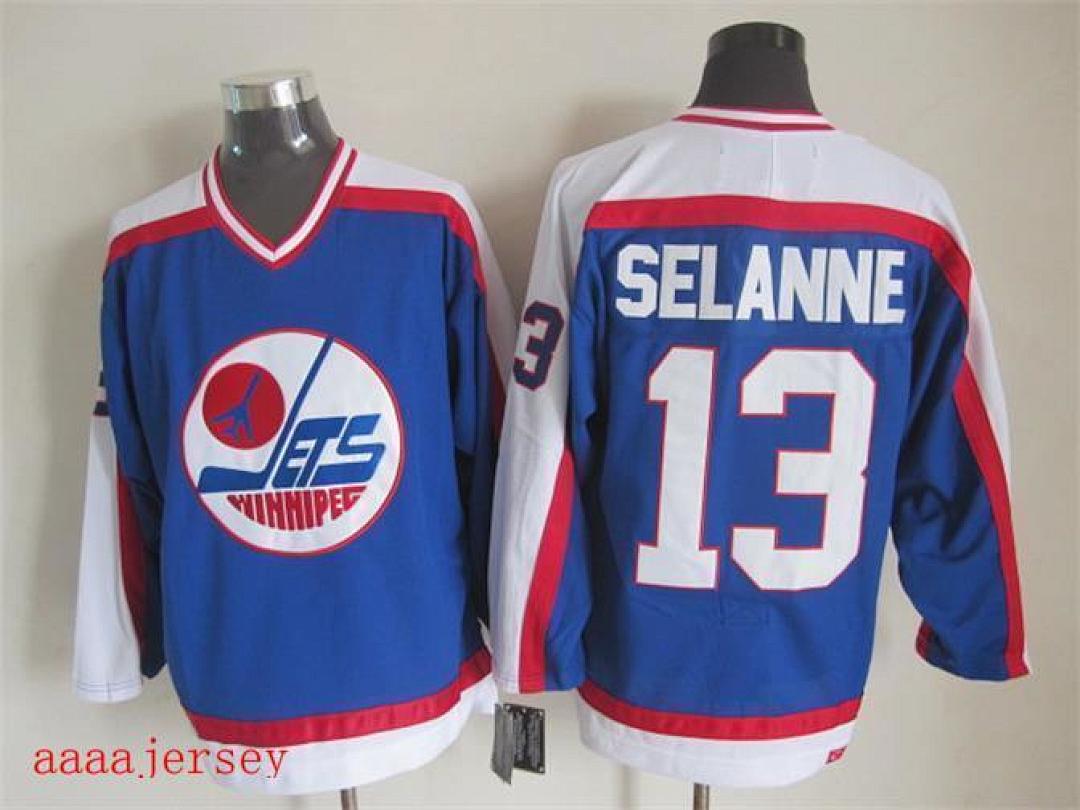 Winnipeg Jets retro ice hockey jersey M-3XL 温尼伯喷气机队复古冰球服(2) 6
