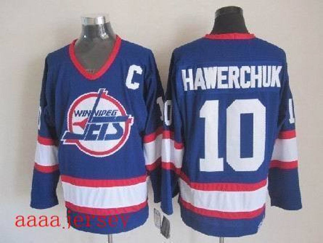 Winnipeg Jets retro ice hockey jersey M-3XL 温尼伯喷气机队复古冰球服(3) 3
