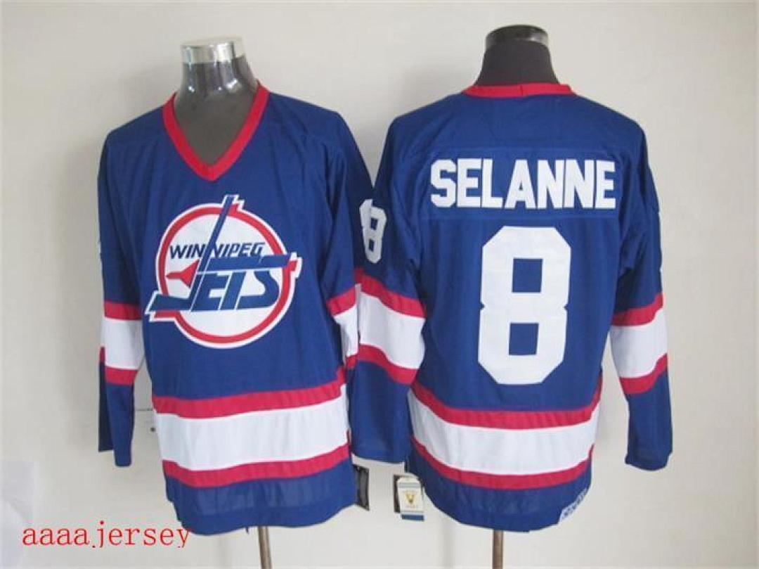 Winnipeg Jets retro ice hockey jersey M-3XL 温尼伯喷气机队复古冰球服(3) 4