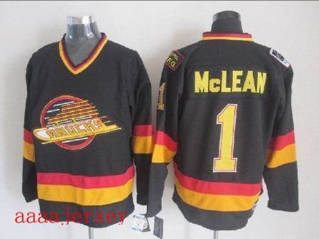 Vancouver Canucks retro ice hockey jersey M-3XL 温哥华加人队复古冰球服(5)